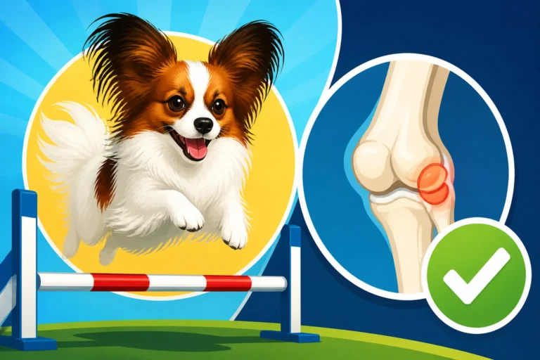 Whether a Papillon With a Grade One Knee Can Compete