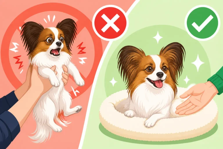 Why Picking a Papillon Up Makes It Worse