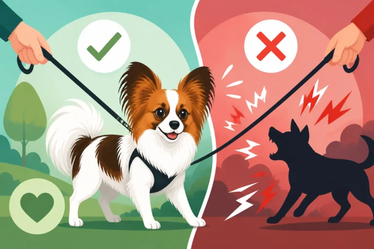Whether a Papillon Is Reactive on Leash