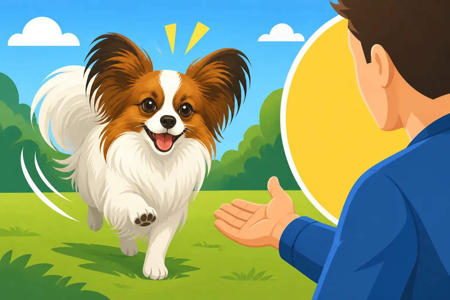 How Reliably a Papillon Comes When Called