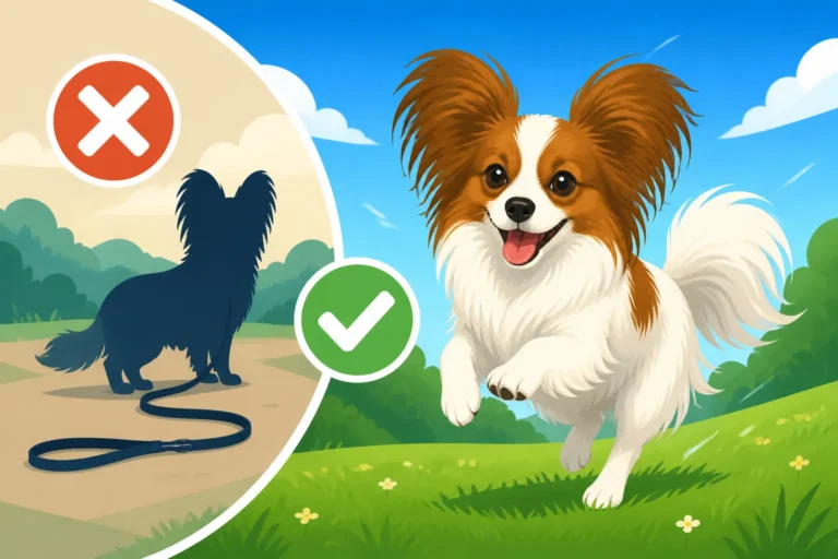Whether a Papillon Can Be Trusted Off Leash