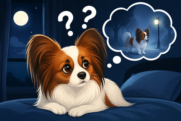 Night Confusion in an Old Papillon