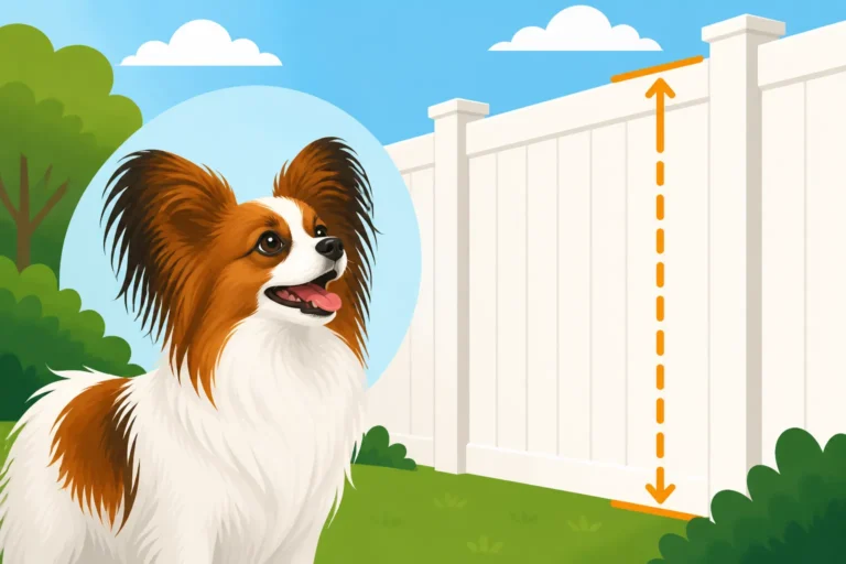 How High a Fence a Papillon Needs