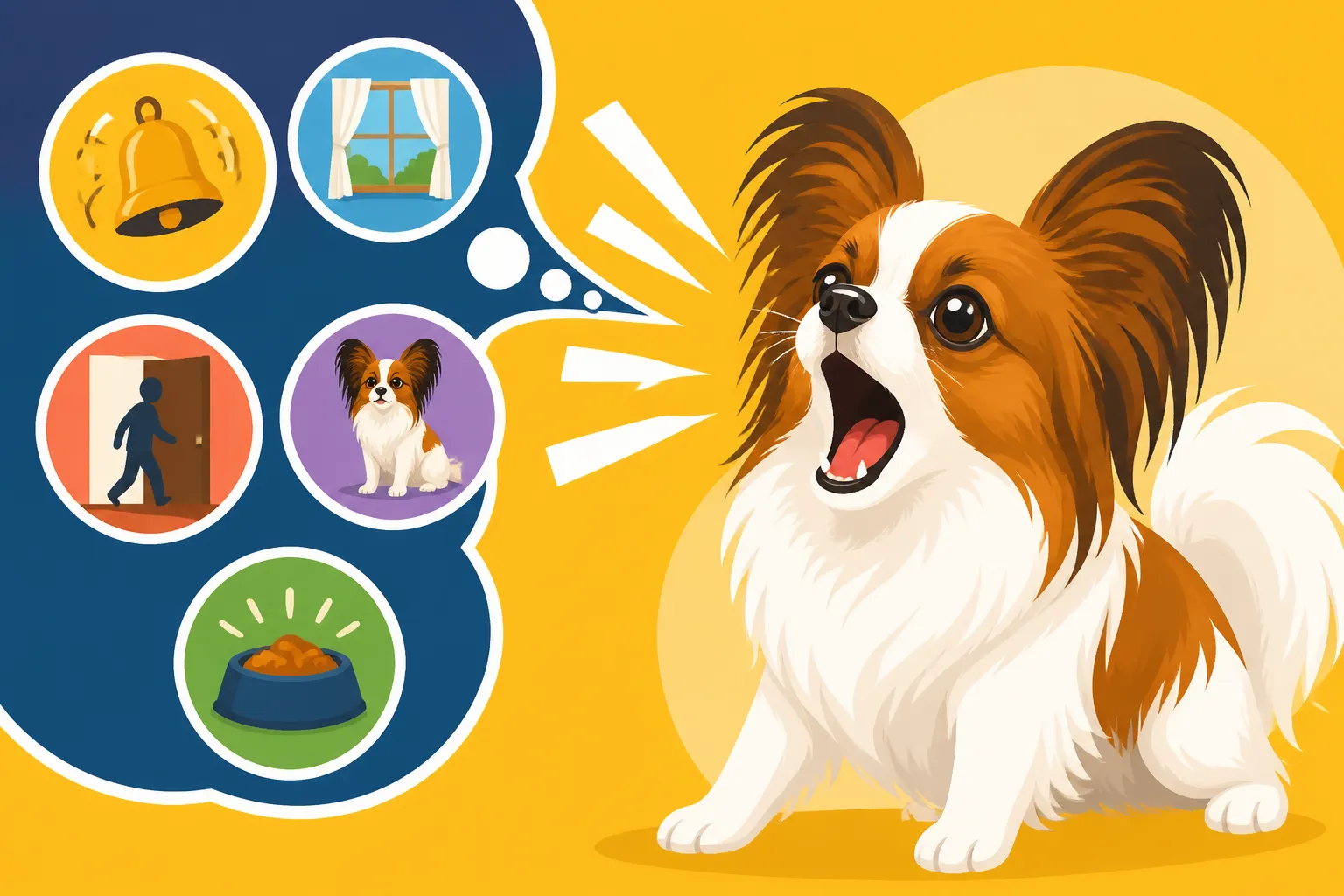 Why a Papillon Barks So Much