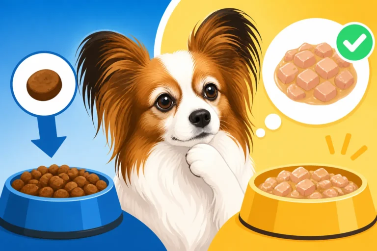 Whether an Old Papillon Needs Softer Food