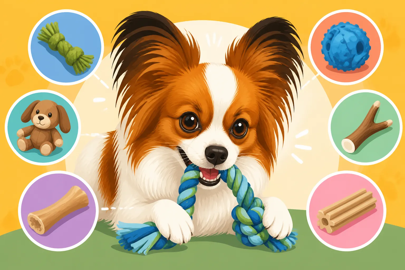 What a Papillon Chews