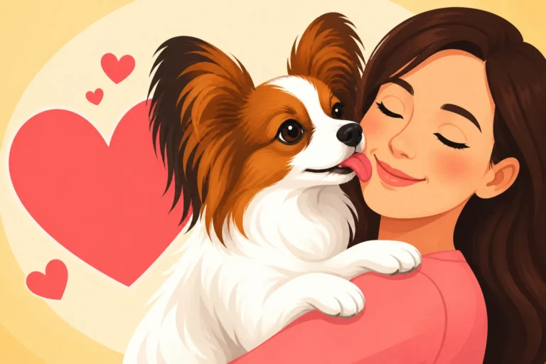 How a Papillon Shows Affection