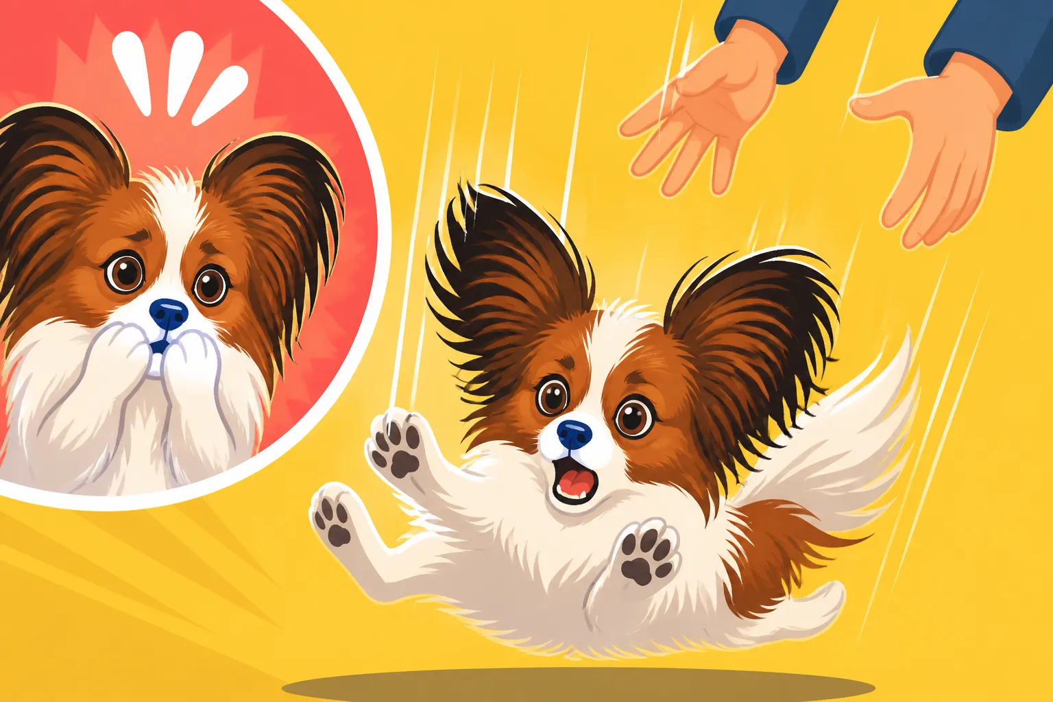 What Happens When a Papillon Is Dropped