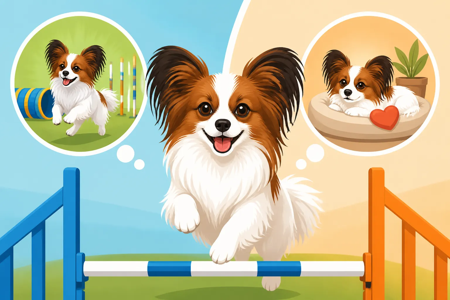 Whether an Old Papillon Should Still Do Agility