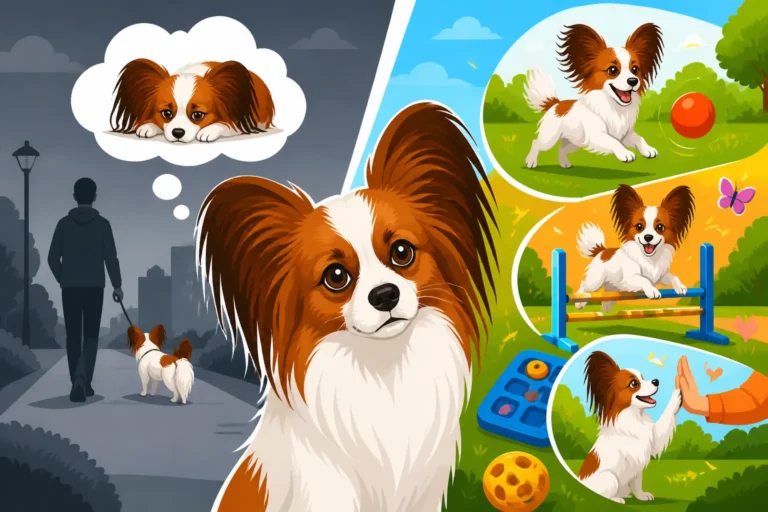 Why a Walk Alone Does Not Satisfy a Papillon