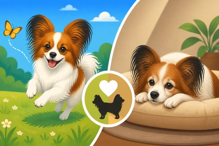 When a Papillon Slows Down With Age