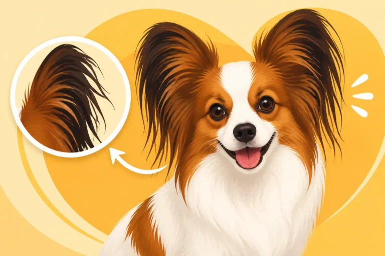 The Ear Fringe That Gives the Papillon Its Name