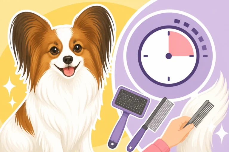 Why a Papillon's Long Coat Takes Twenty Minutes a Week
