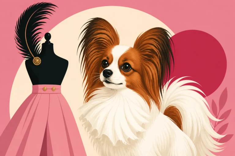 The Plume, the Culottes and a Papillon's Chest Frill