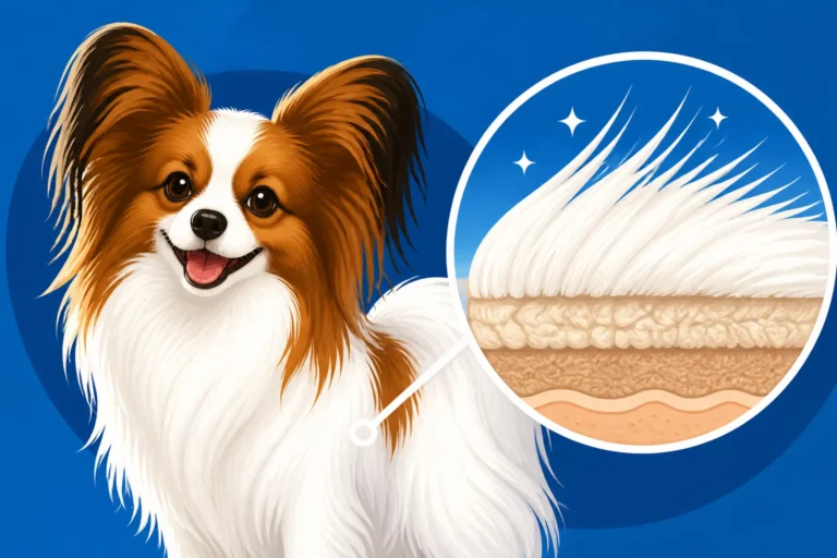 What a Papillon's Coat Is Made Of