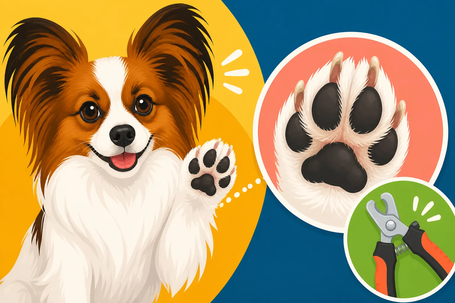 Whether a Papillon's Feet Need Trimming