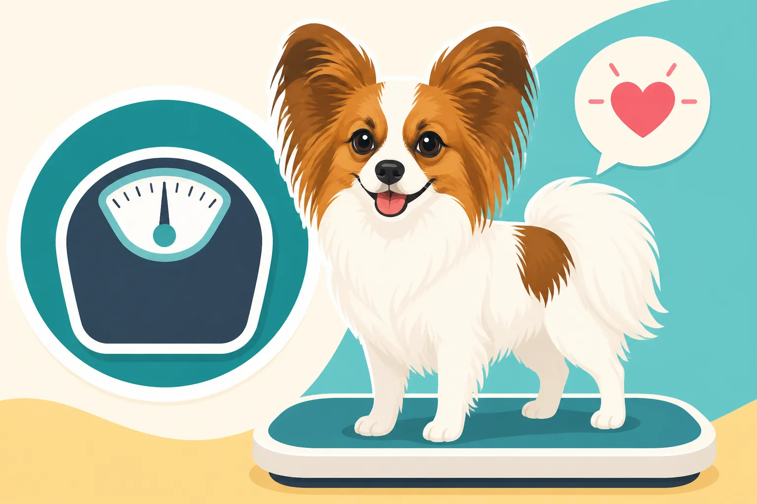 What a Papillon Should Weigh