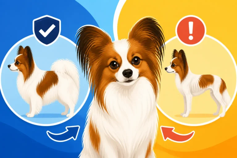 Whether a Papillon's Coat Hides Weight Loss