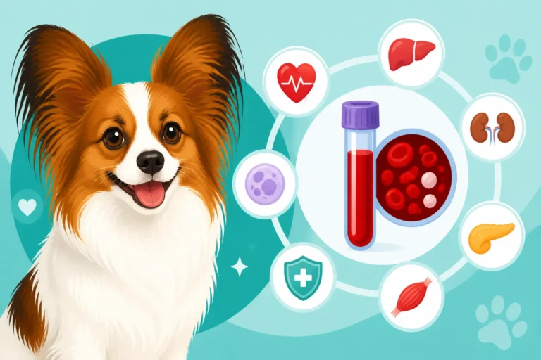 What a Papillon's Yearly Bloodwork Should Cover