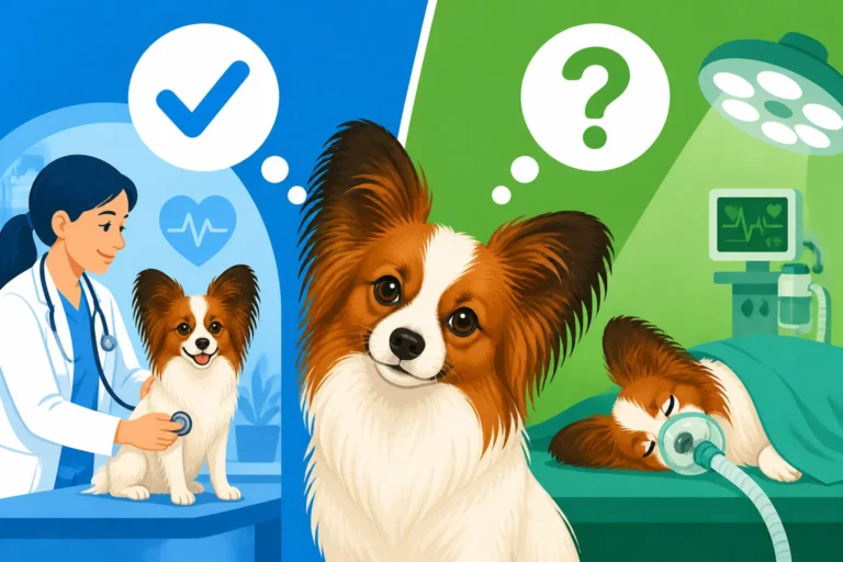 Whether a Papillon Needs a Pre Anesthetic Exam