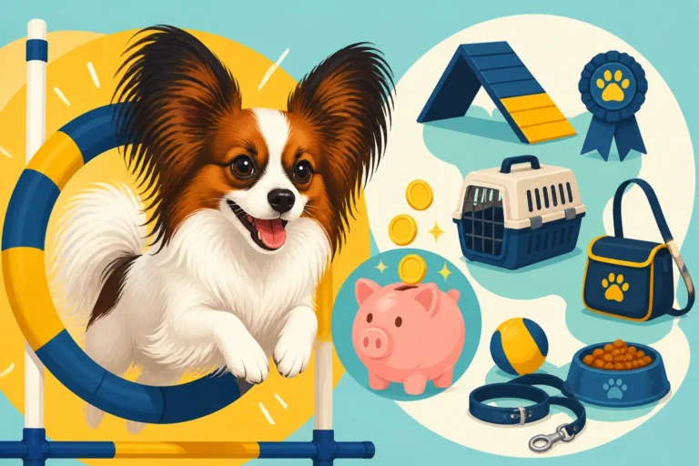 What Competing a Papillon in Agility Costs a Year