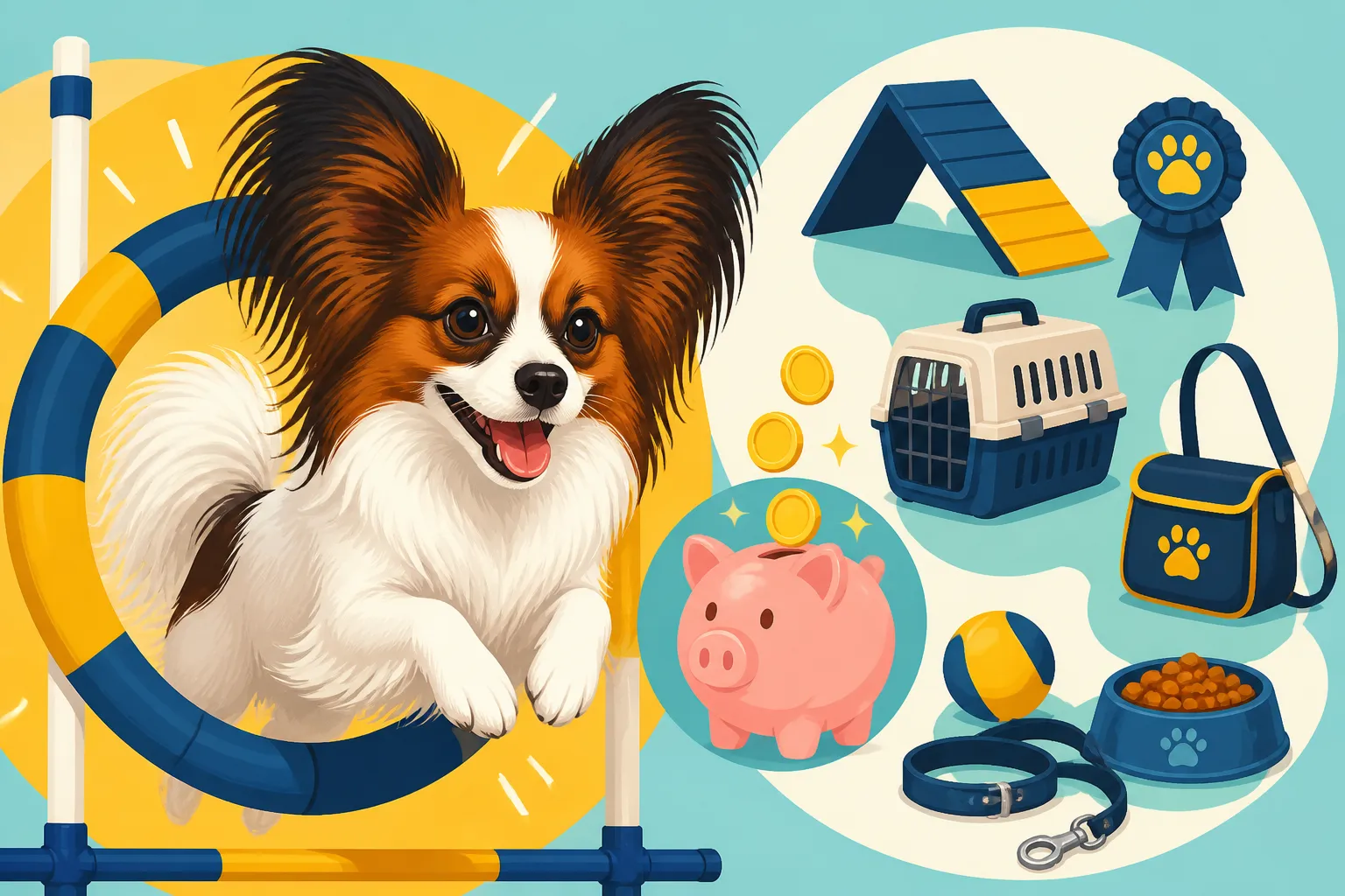 What Competing a Papillon in Agility Costs a Year