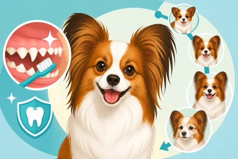 Dental Work Over a Papillon's Long Life