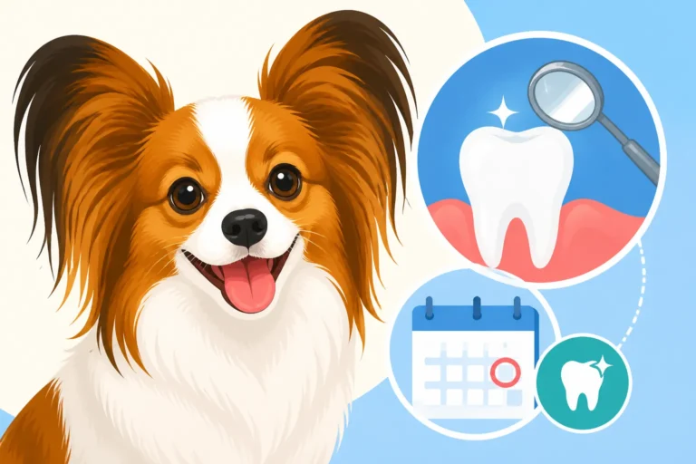 How Often a Papillon Needs Dental Work