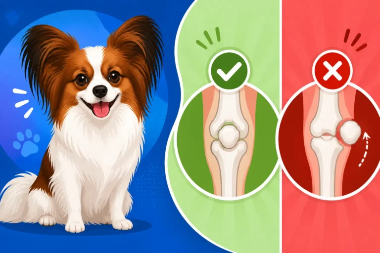 Whether Luxating Patella Is Excluded on a Papillon