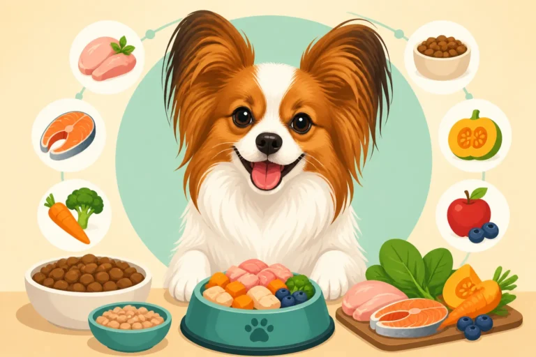 What a Papillon Eats in a Month
