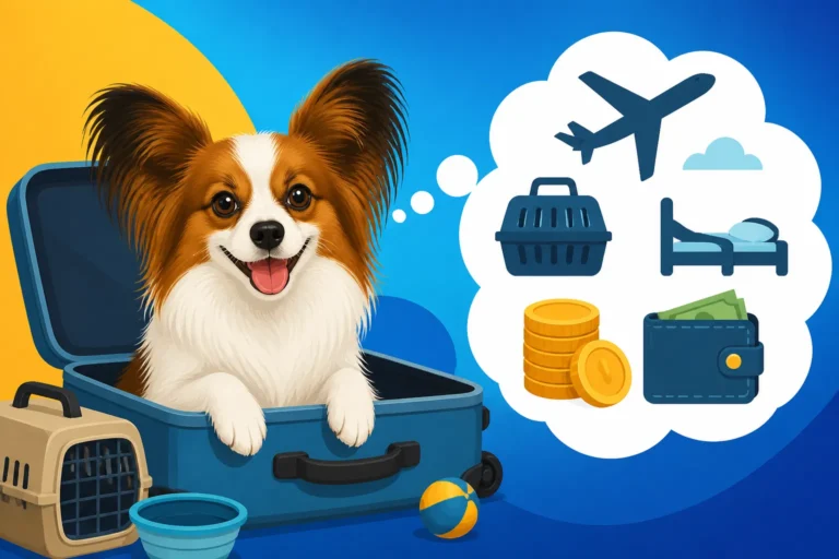 What Trial Travel Costs a Papillon Owner