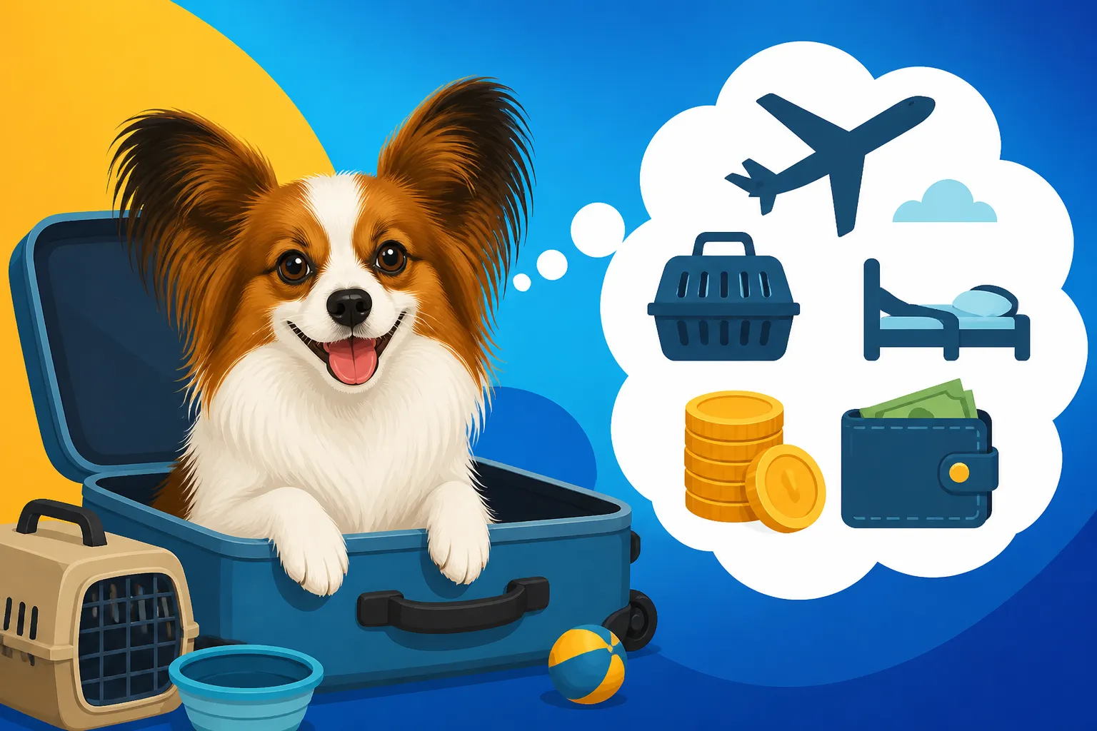 What Trial Travel Costs a Papillon Owner