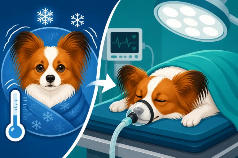 Whether a Papillon Gets Cold Under Anesthesia