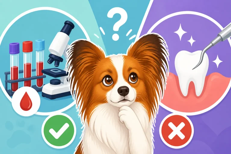 Whether a Papillon Needs Bloodwork Before a Dental