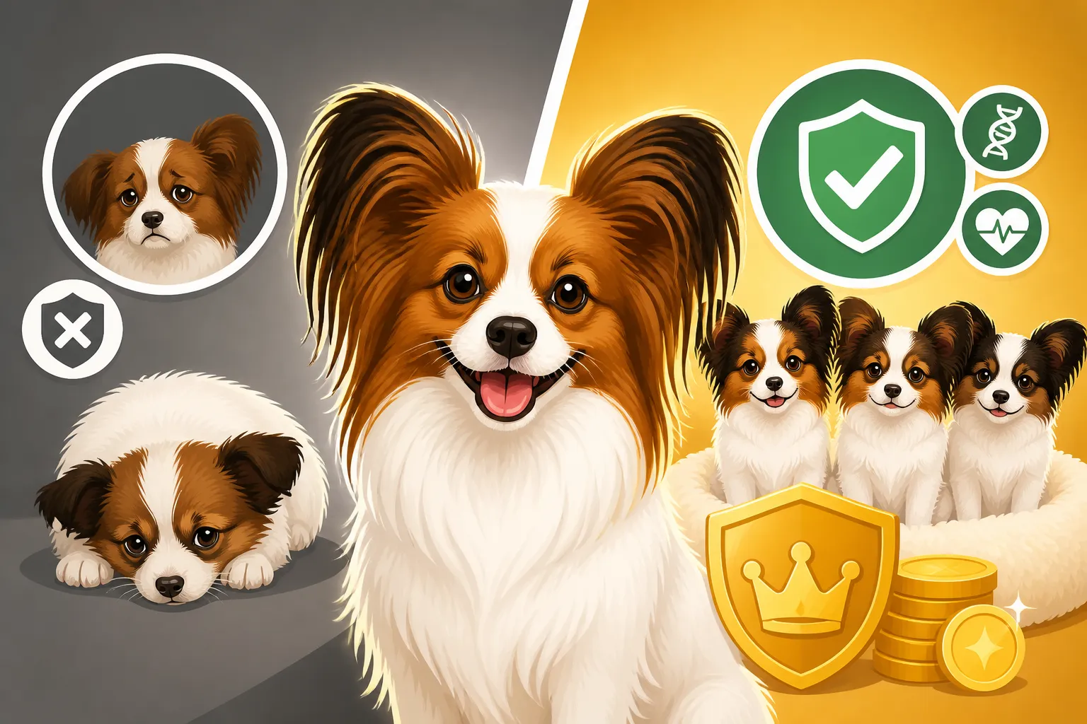 Why a Tested Papillon Litter Costs More