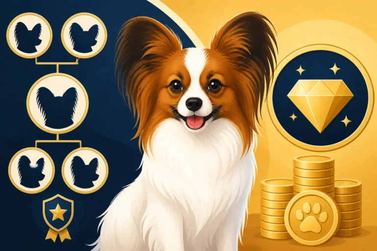 What Show Lines Add to a Papillon's Price