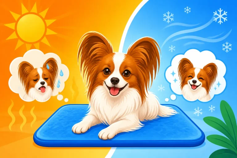 Whether a Papillon Needs a Cooling Mat
