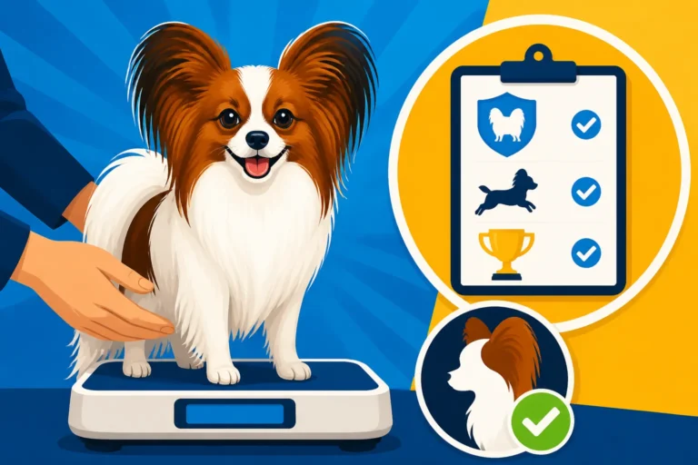 Why a Papillon's Weight Is Checked Before Every Trial