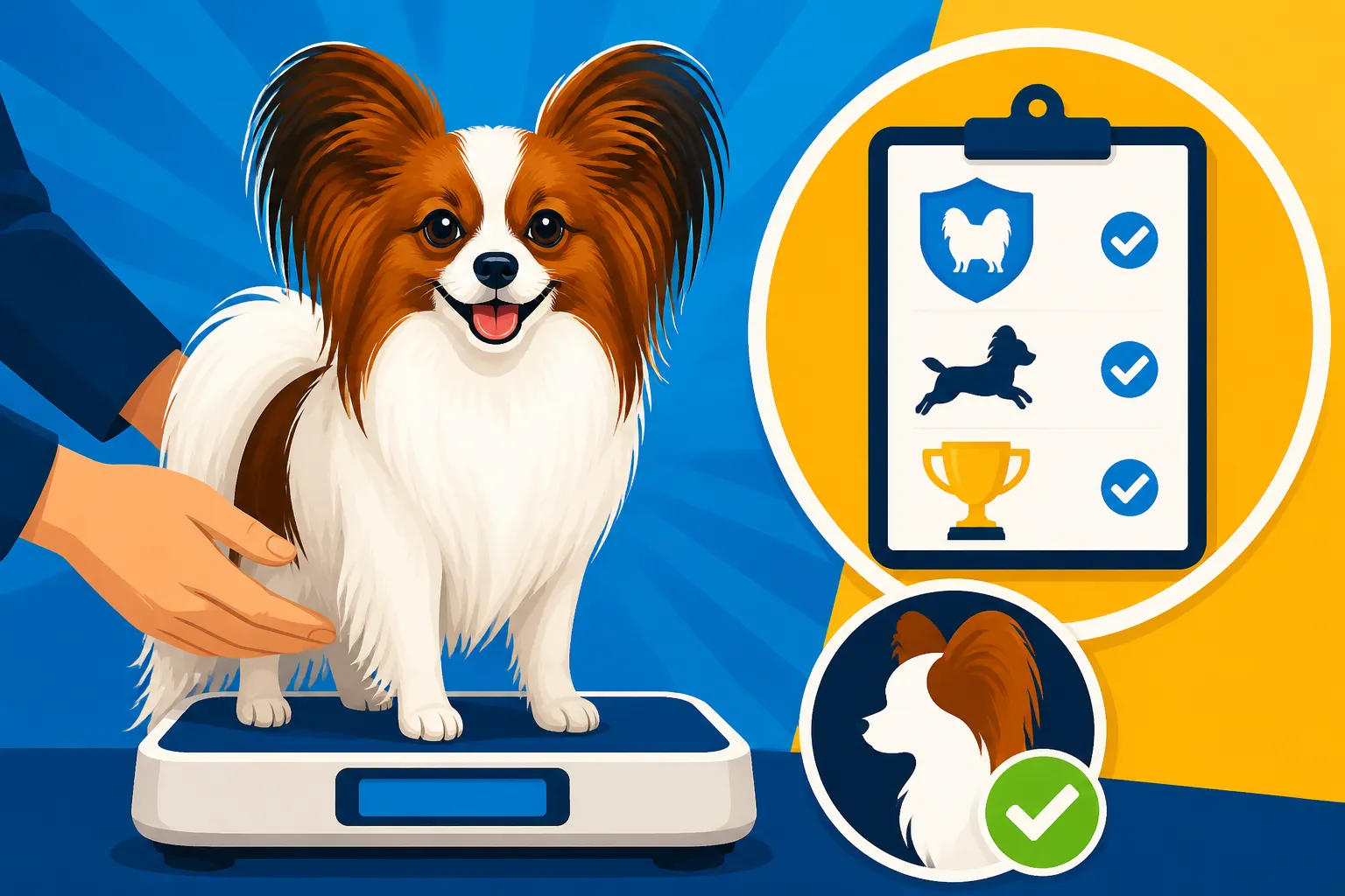 Why a Papillon's Weight Is Checked Before Every Trial