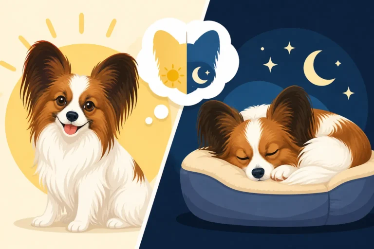 Whether an Aging Papillon Sleeps More