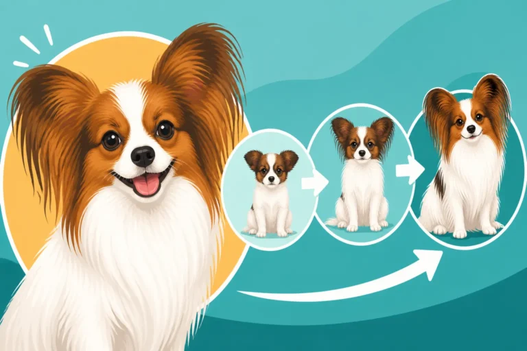 How Long a Papillon's Coat Grows