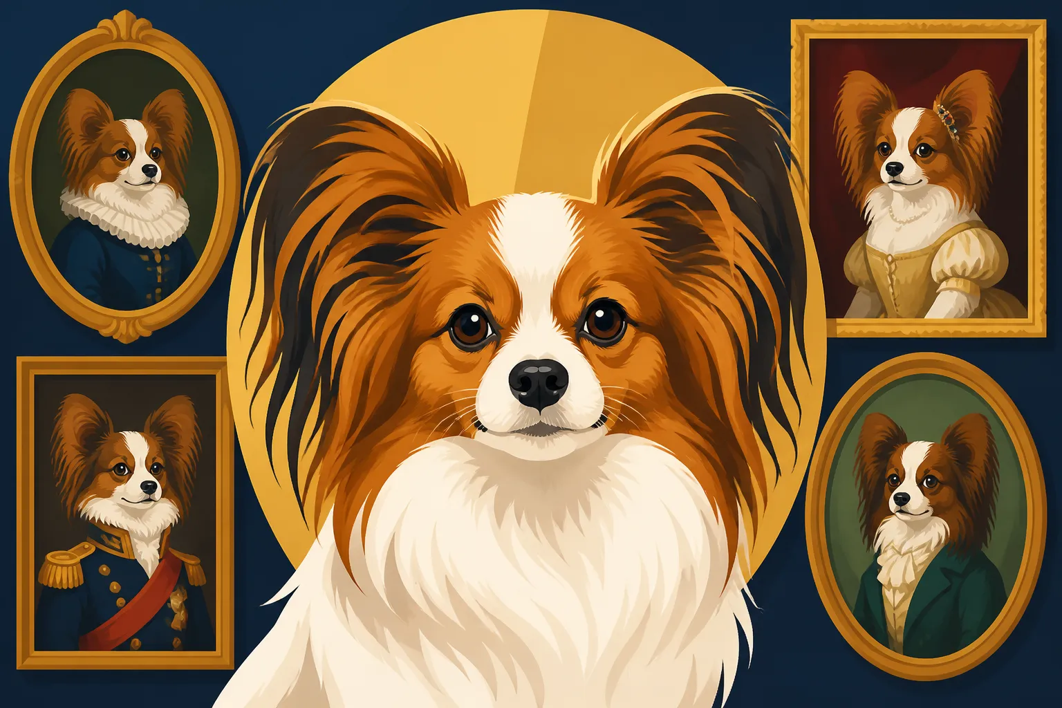 The Papillon Has Seven Hundred Years of Portraits Behind It