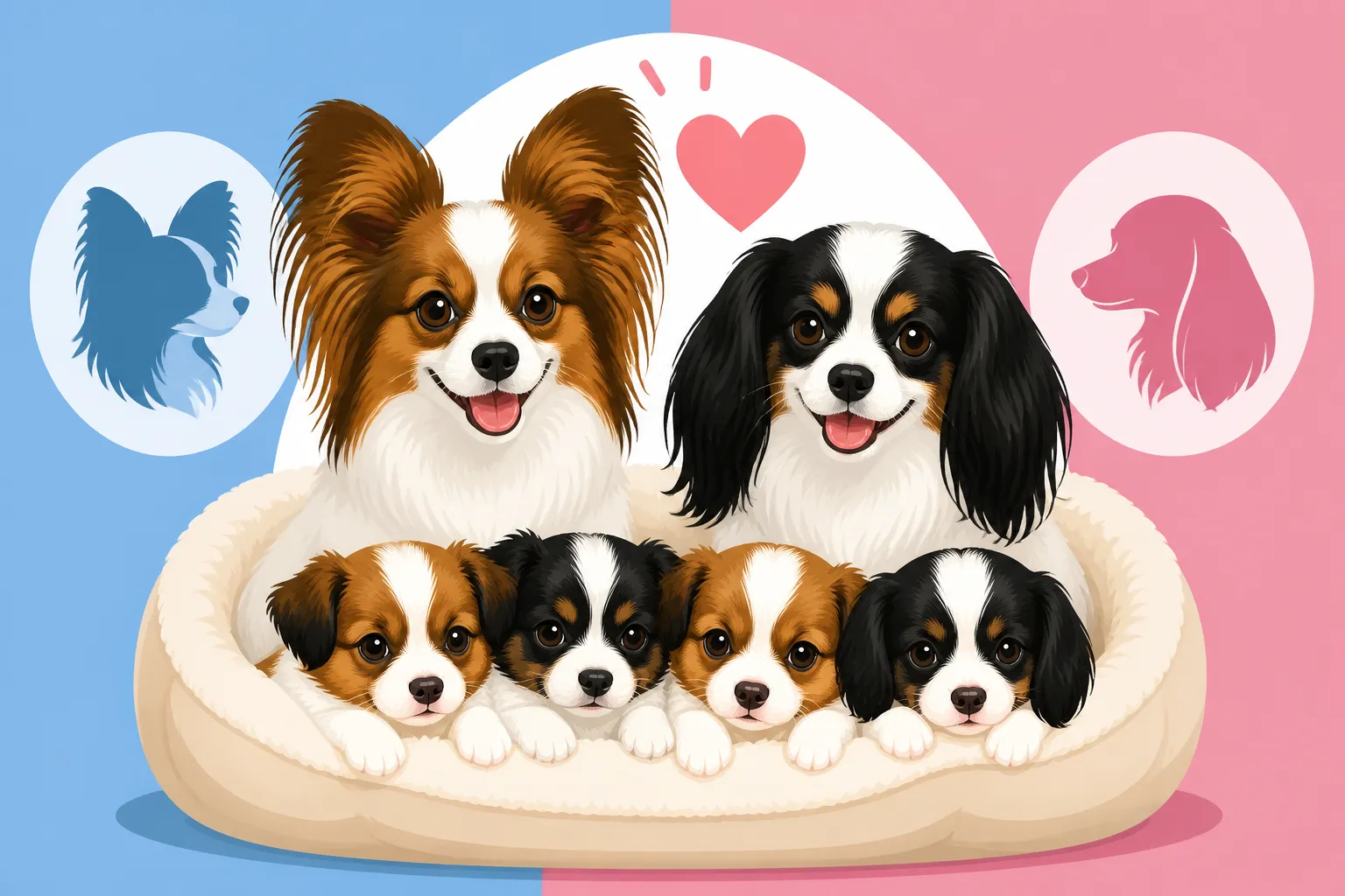 Why a Papillon and a Phalene Are Born in the Same Litter