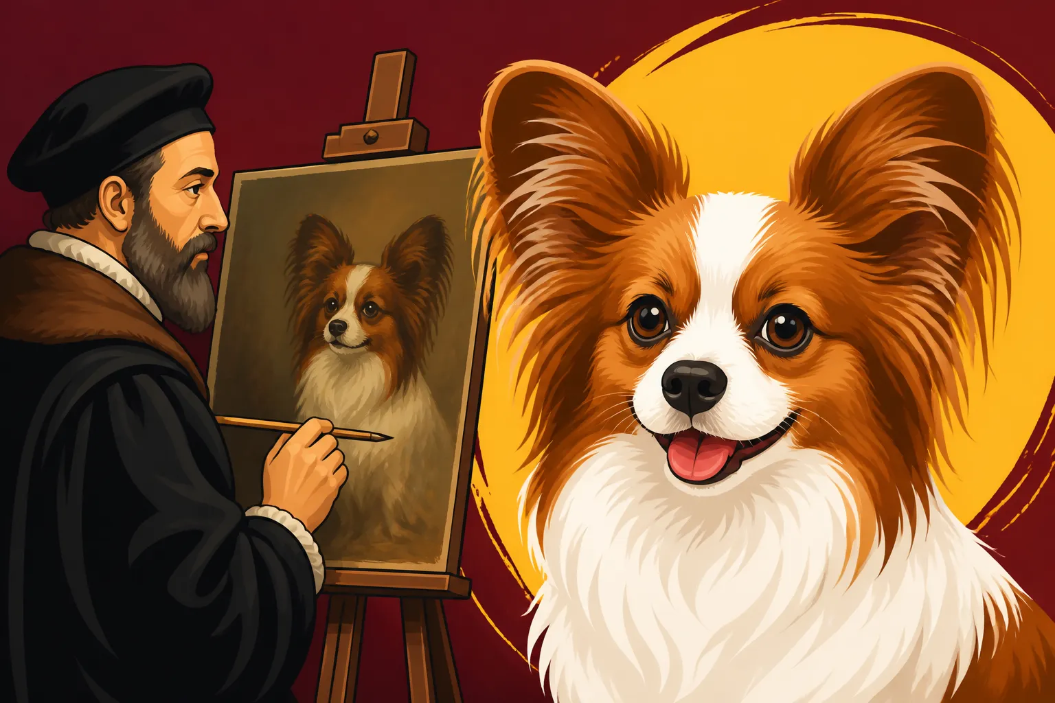 Titian Painted the Dog the Papillon Came From