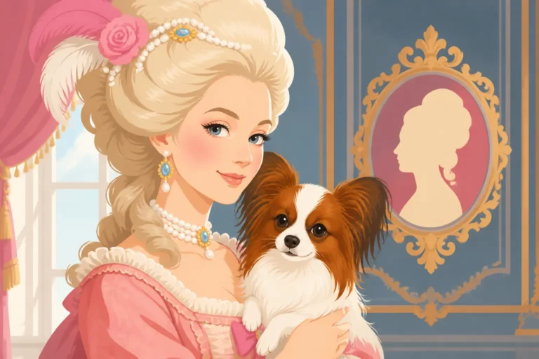 Marie Antoinette and the Papillon She Is Said to Have Carried