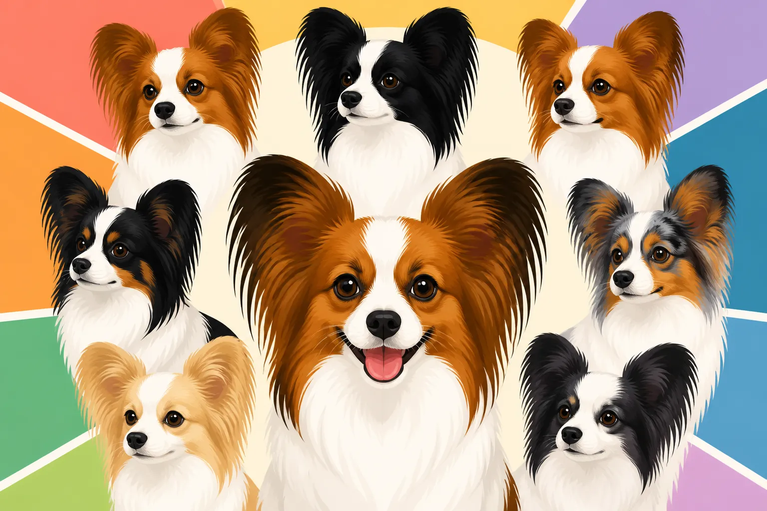 Every Color a Papillon Is Allowed to Be