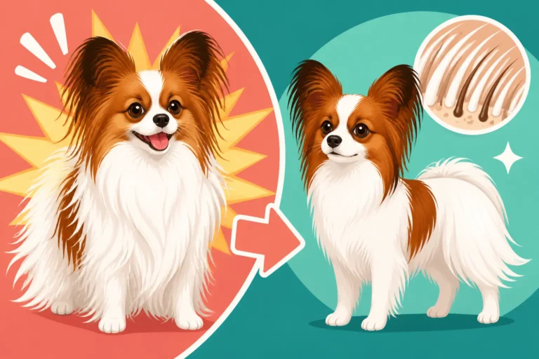 Why a Papillon Mats Less Than It Looks Like It Should
