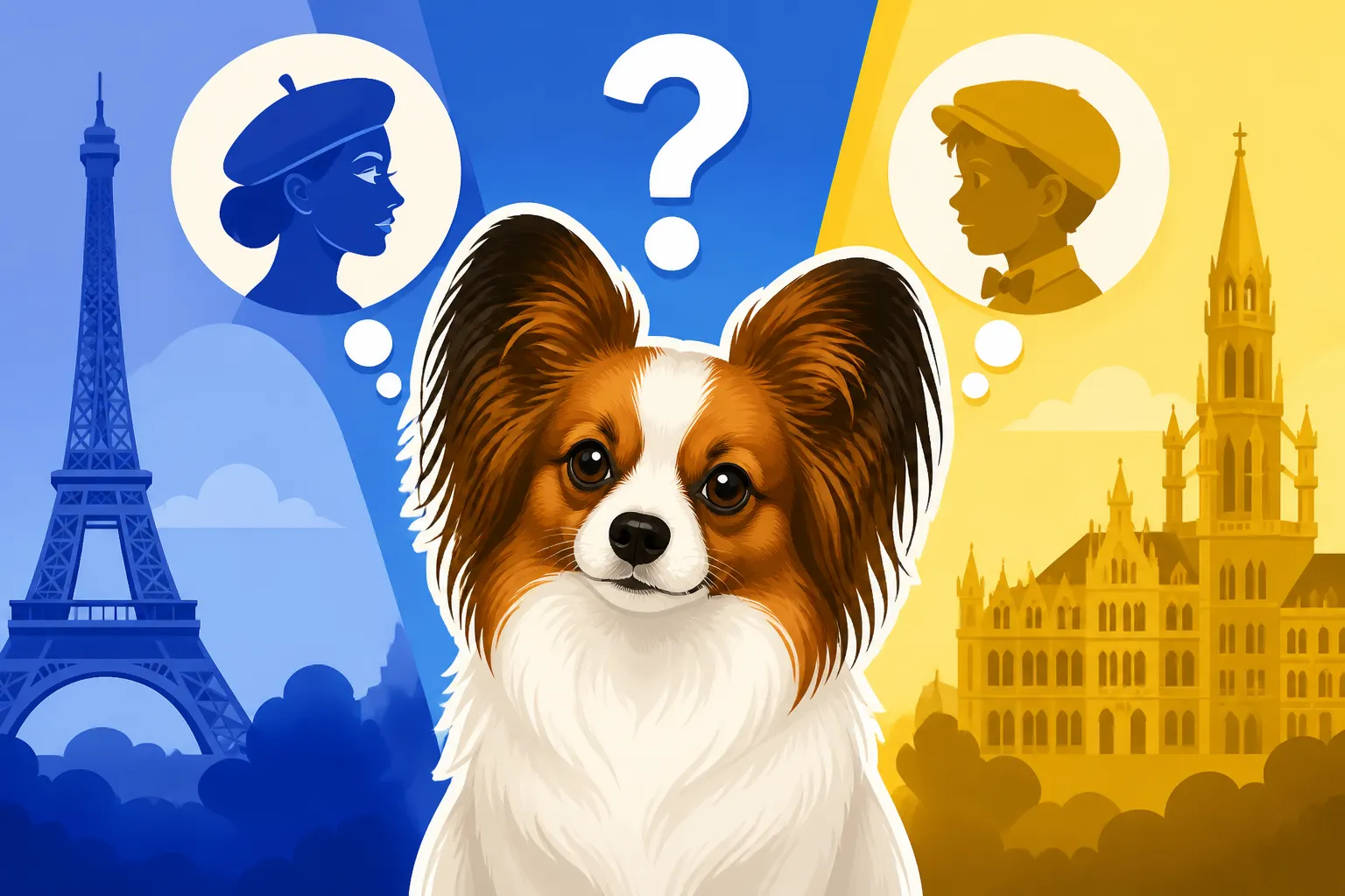 Whether France or Belgium Owns the Papillon