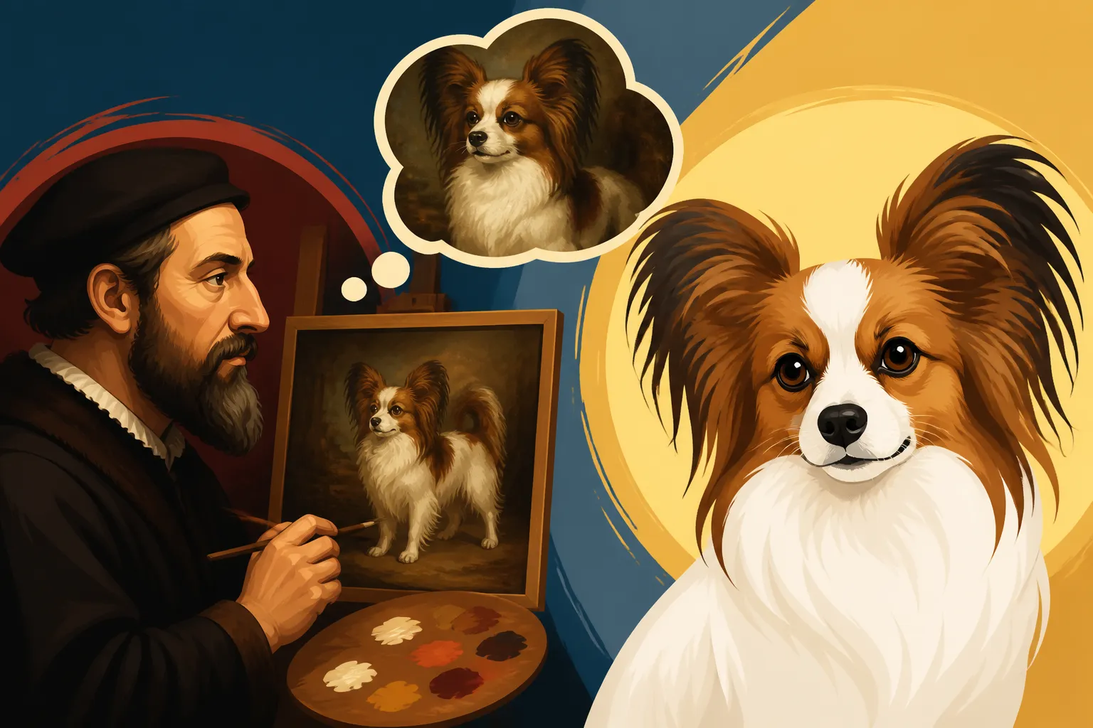 Whether Titian Painted the Papillon's Ancestor