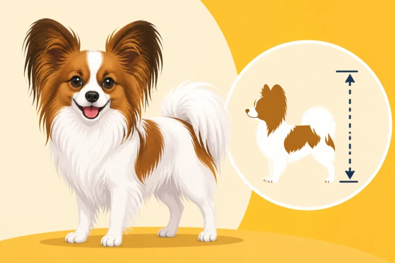 How Tall a Papillon Stands